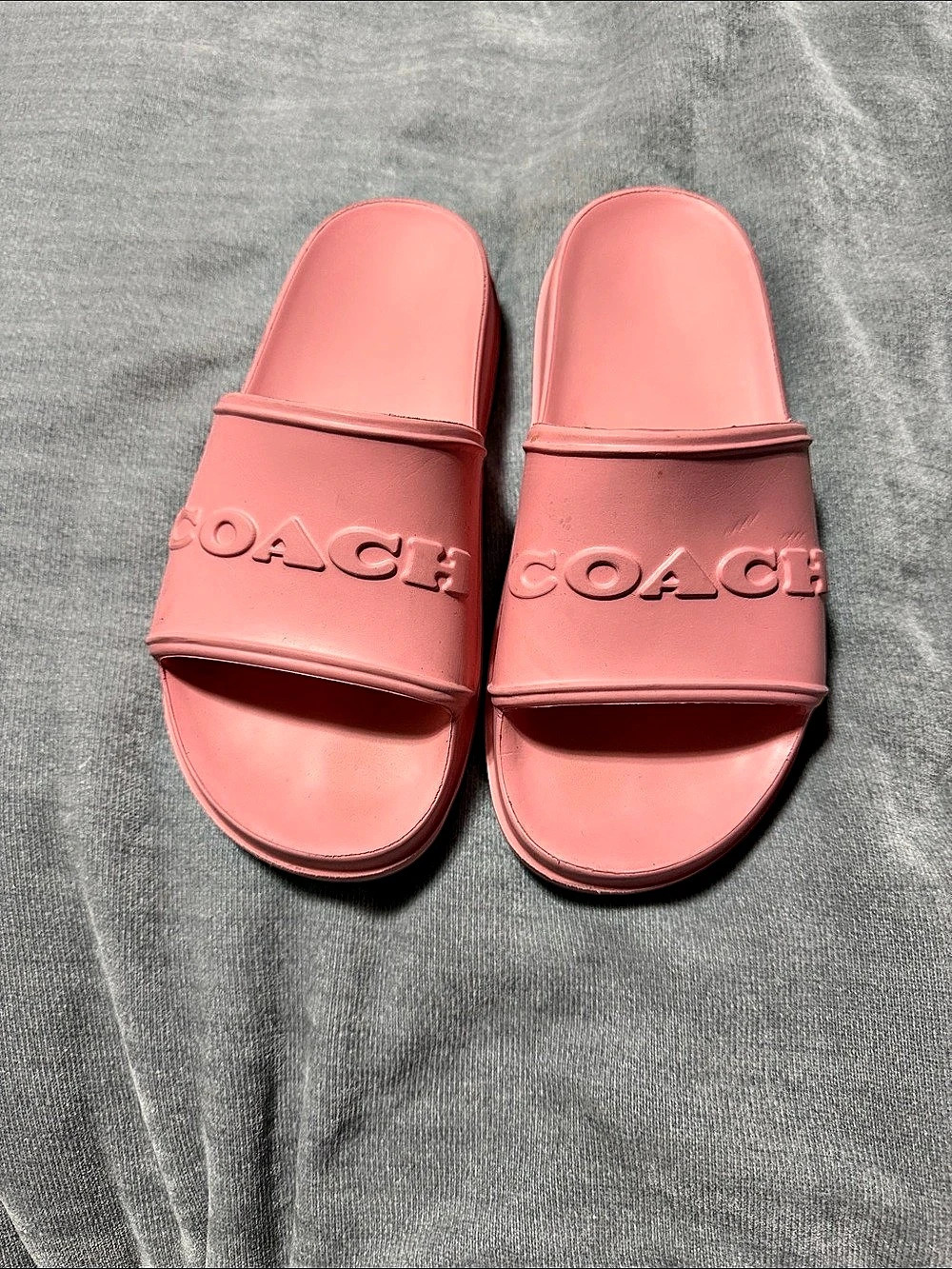 Coach Udele Sport Slide Pink Sandals